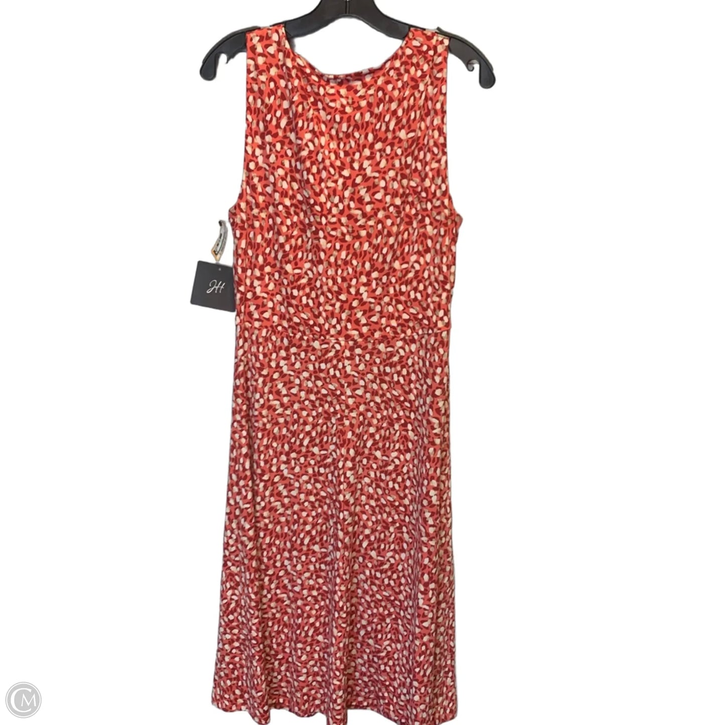 Dress Casual Midi By Cmf In Animal Print, Size: 14