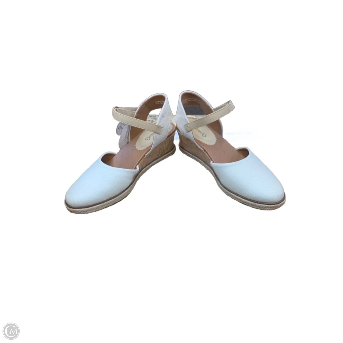Shoes Heels Wedge By Bare Traps In Cream, Size: 8.5