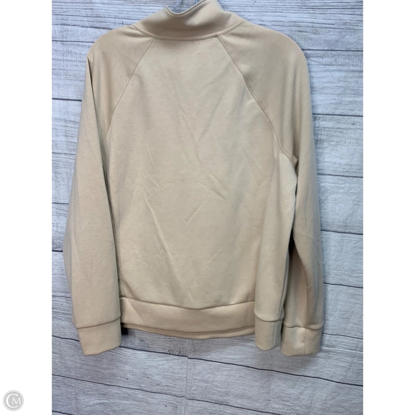 Athletic Jacket By Terra & Sky In Beige, Size: 14