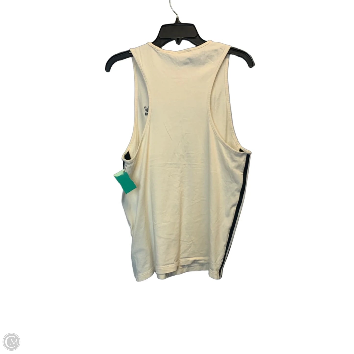 Athletic Tank Top By Adidas In Cream, Size: M