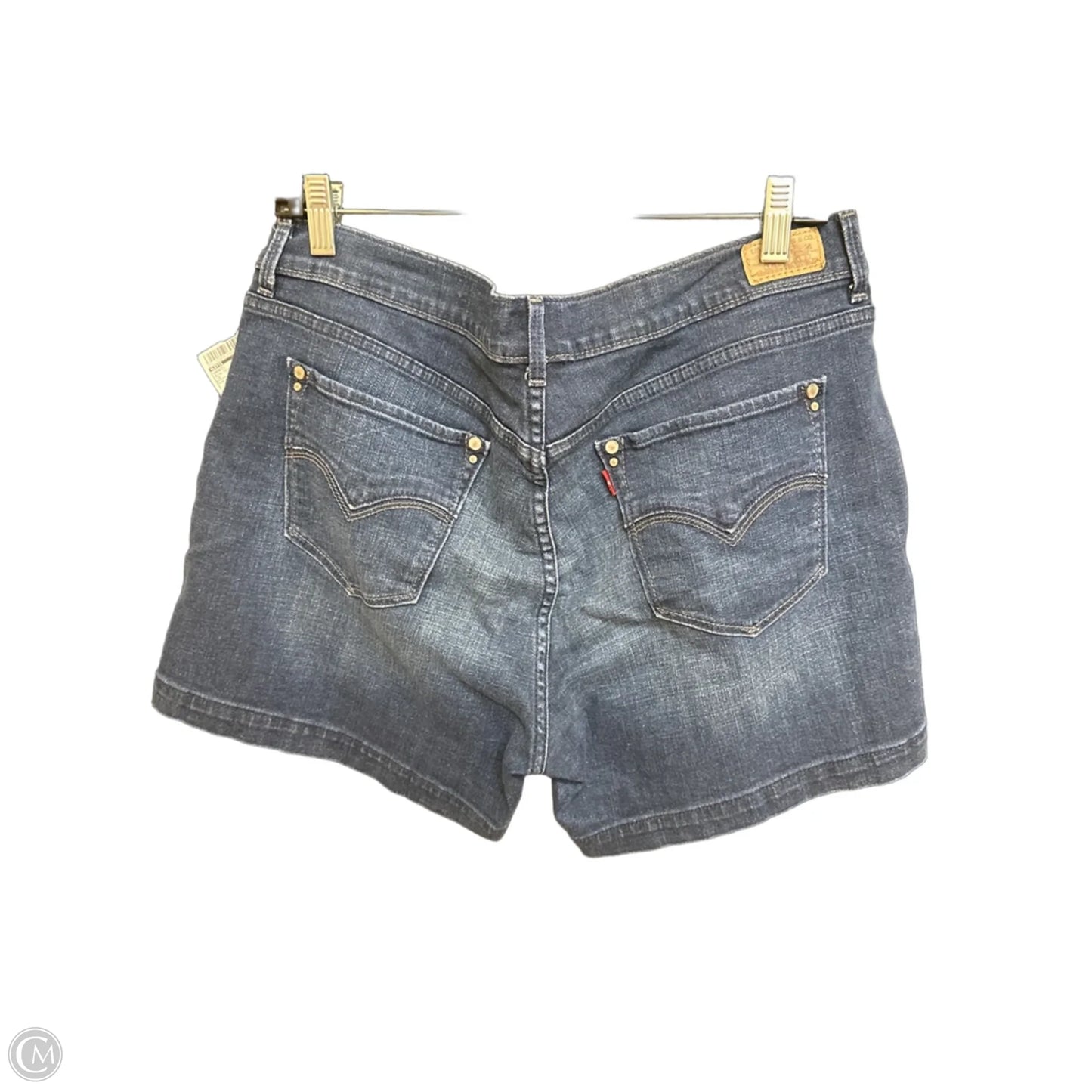 Shorts By Levis In Blue Denim, Size: 14