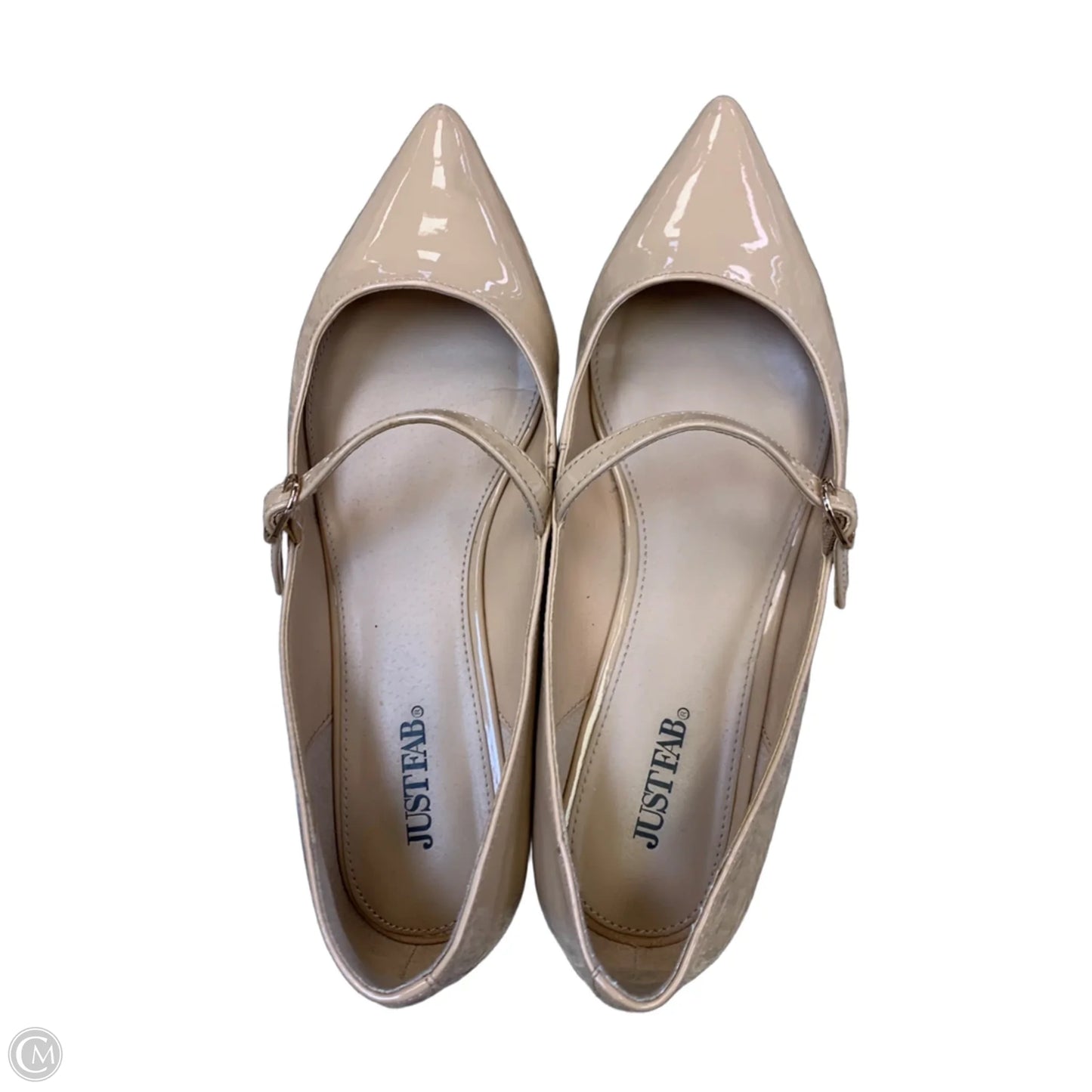 Shoes Flats By Just Fab In Beige, Size: 8.5