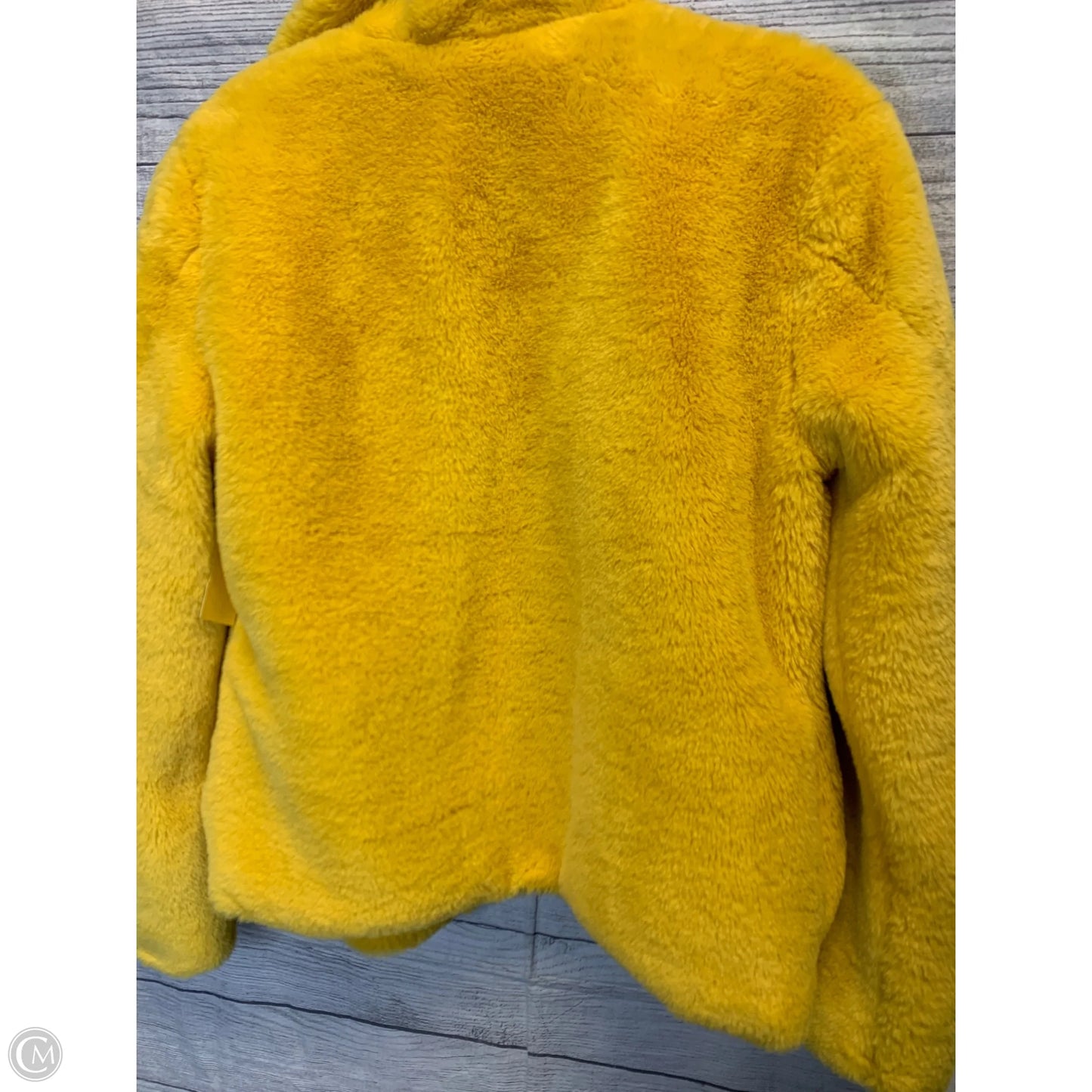 Jacket Puffer & Quilted By Cmf In Gold, Size: M