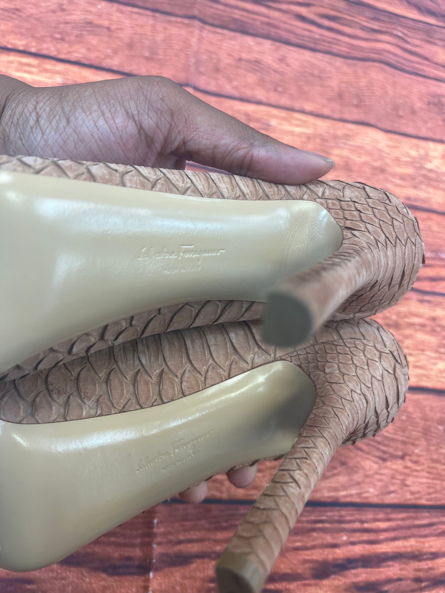 Shoes Heels Stiletto By Ferragamo Size: 8