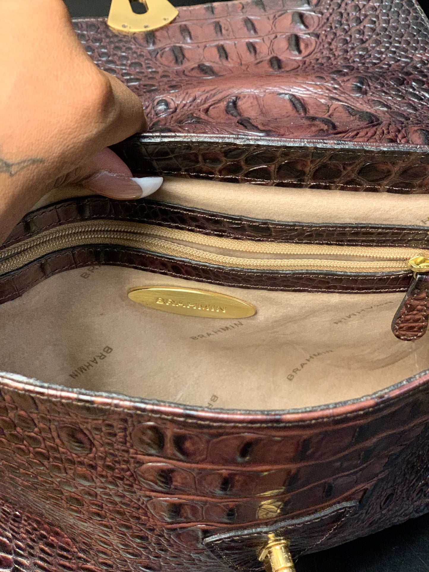 Handbag By Brahmin Size: Medium