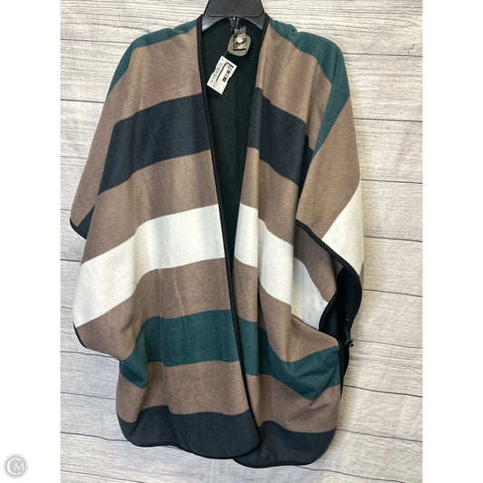 Sweater Short Sleeve By Serra In Brown & Green