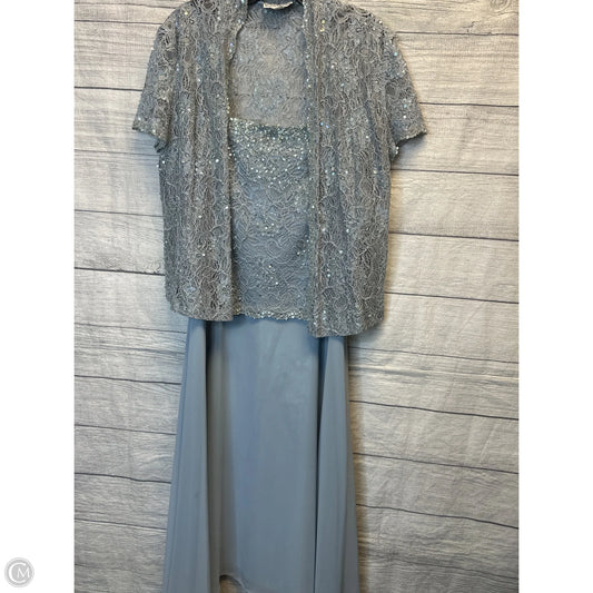 Dress Set 2pc By Karen Millen In Blue, Size: 14