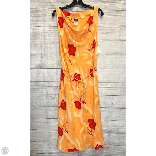 Dress Casual Midi By Clothes Mentor In Peach, Size: 20