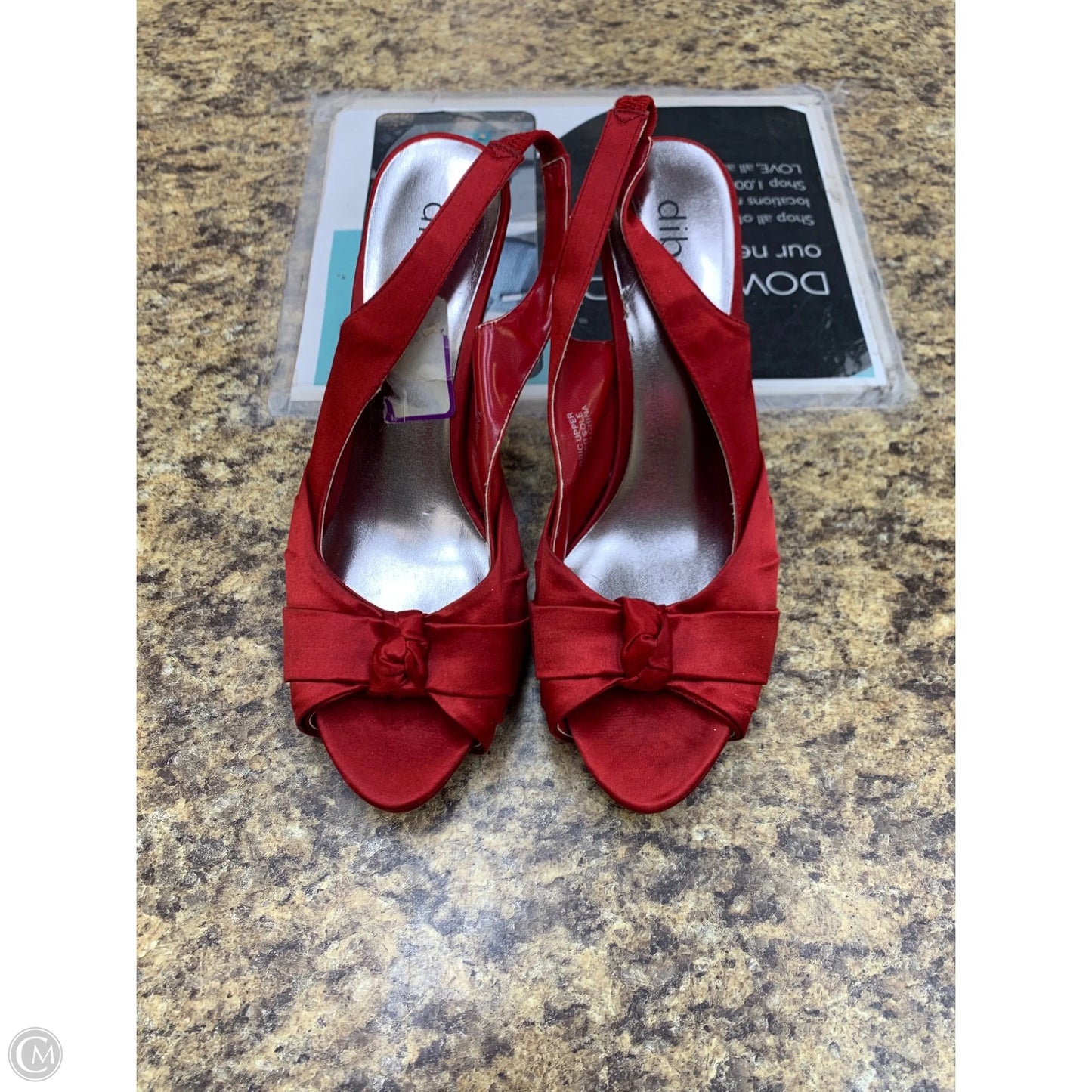 Shoes Heels Stiletto By Diba In Red, Size: 8.5