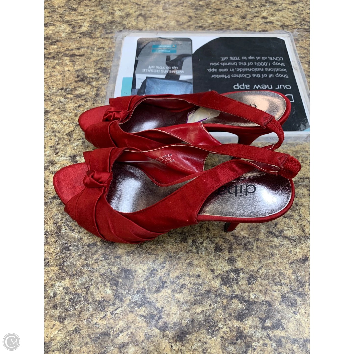 Shoes Heels Stiletto By Diba In Red, Size: 8.5