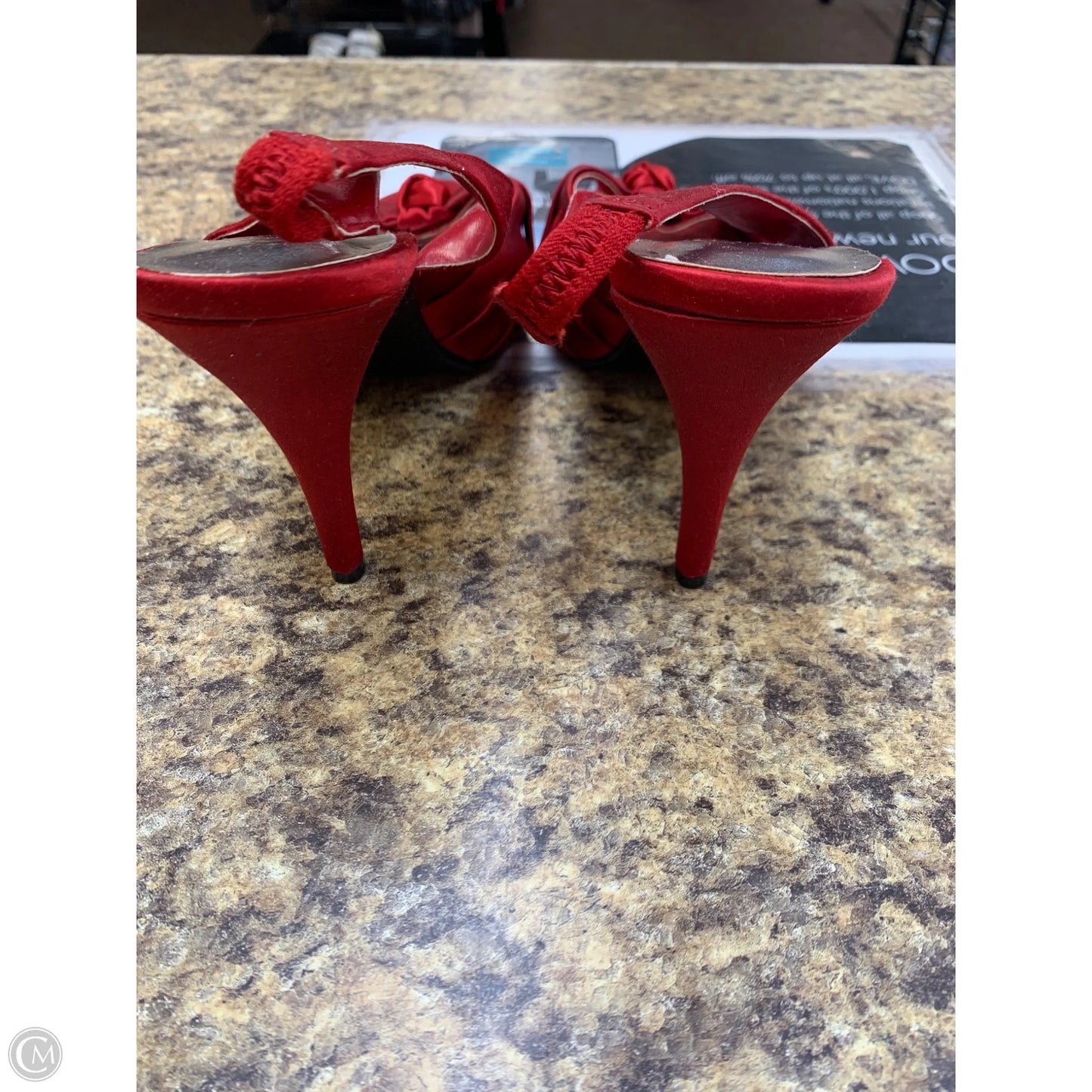 Shoes Heels Stiletto By Diba In Red, Size: 8.5
