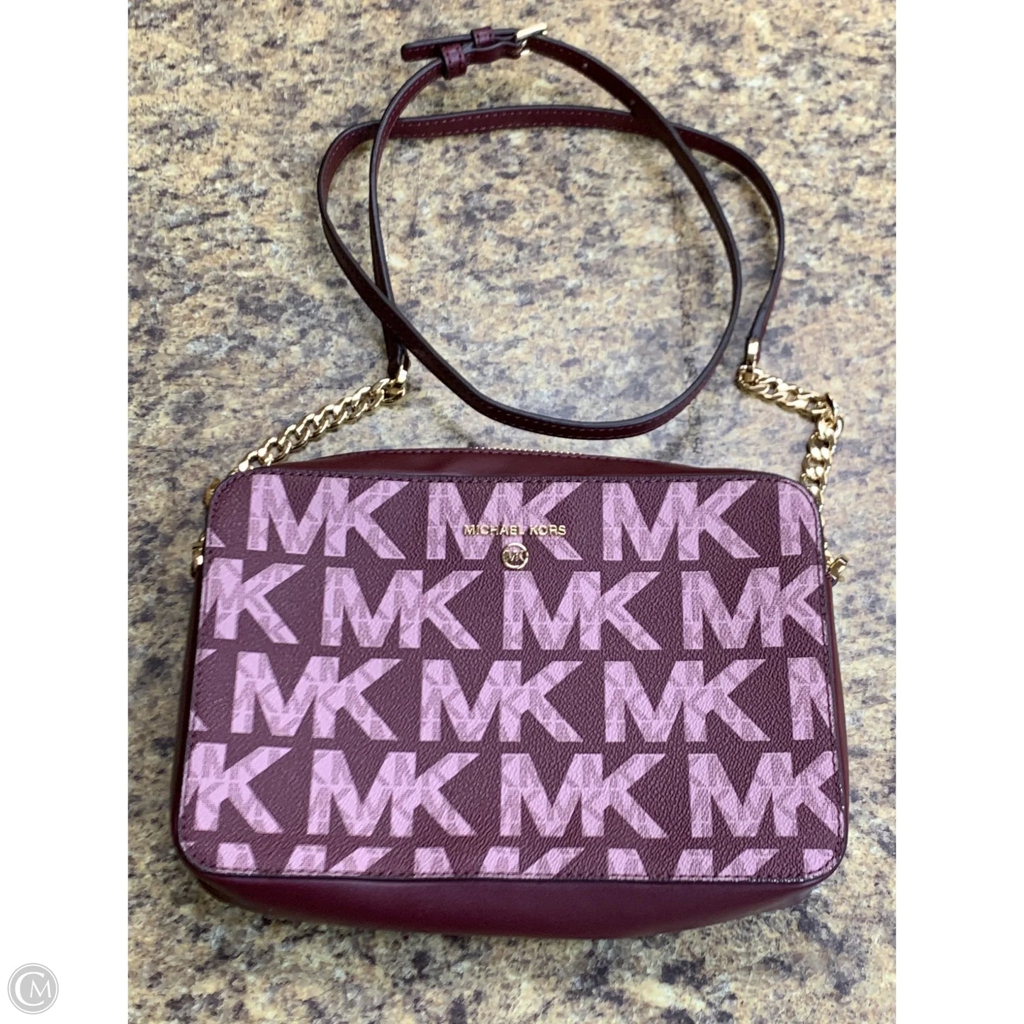 Crossbody Designer By Michael Kors, Size: Medium
