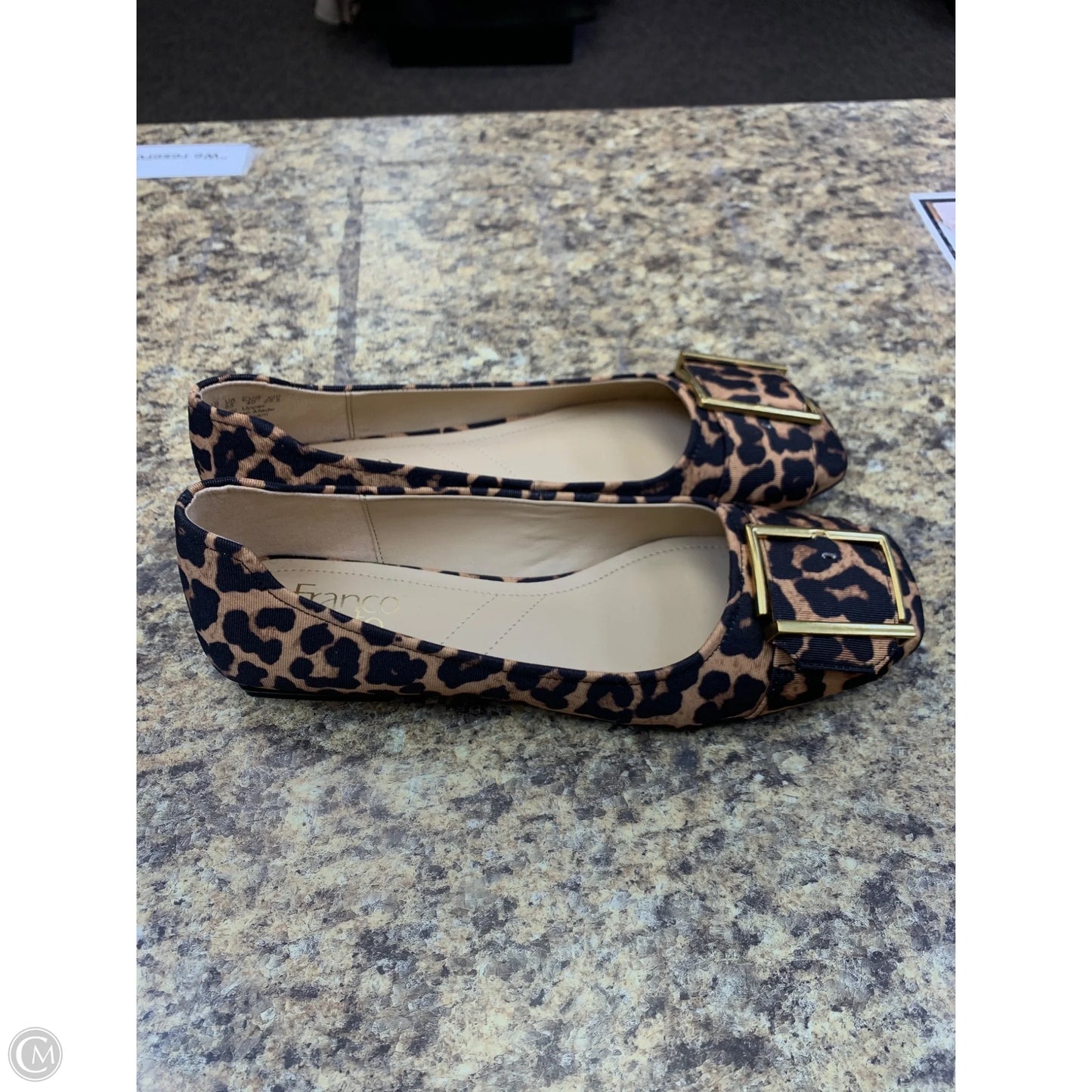 Shoes Flats By Franco Sarto In Animal Print, Size: 9