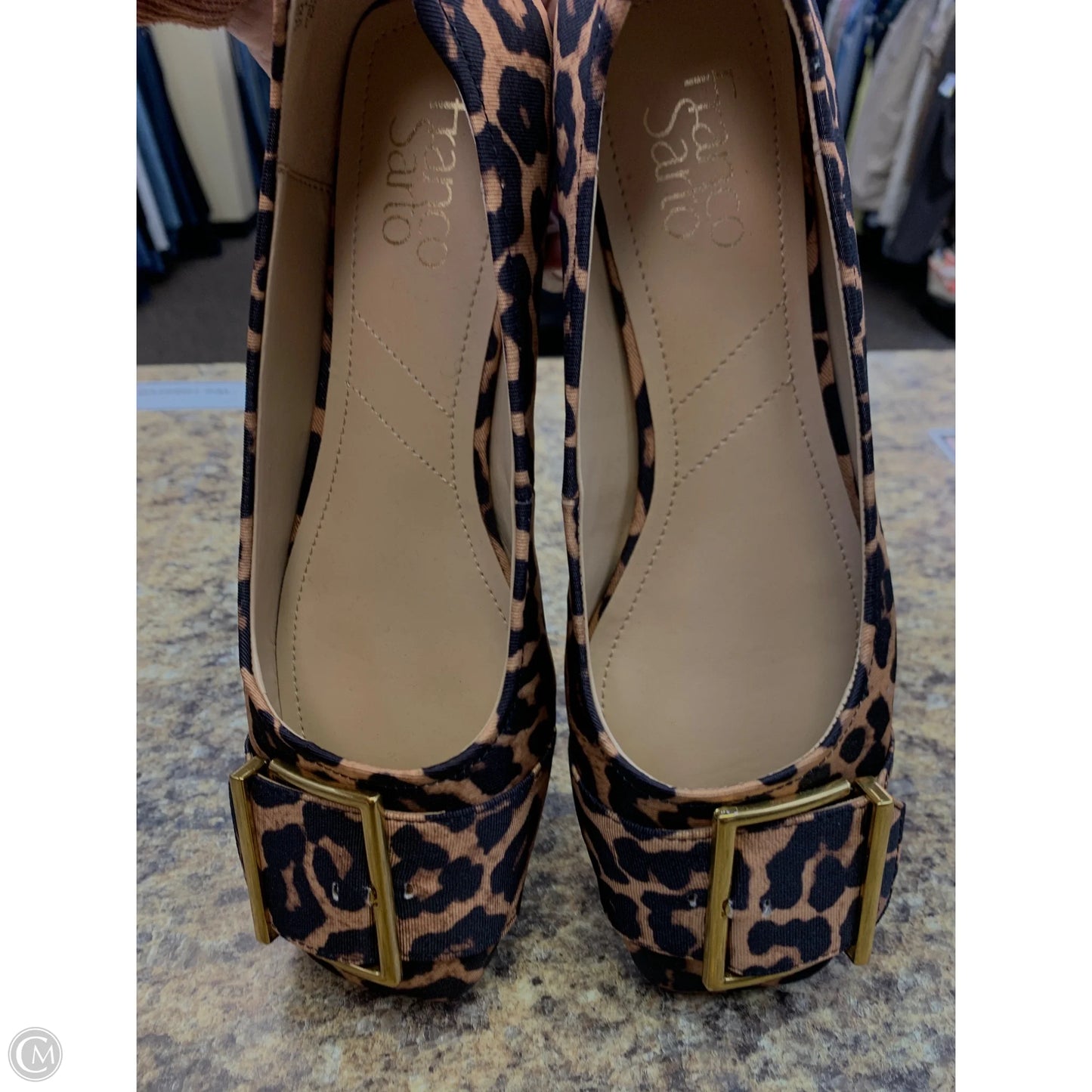 Shoes Flats By Franco Sarto In Animal Print, Size: 9