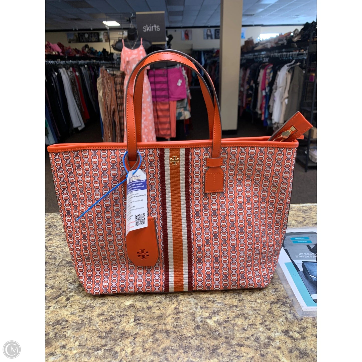 Handbag Designer By Tory Burch, Size: Medium