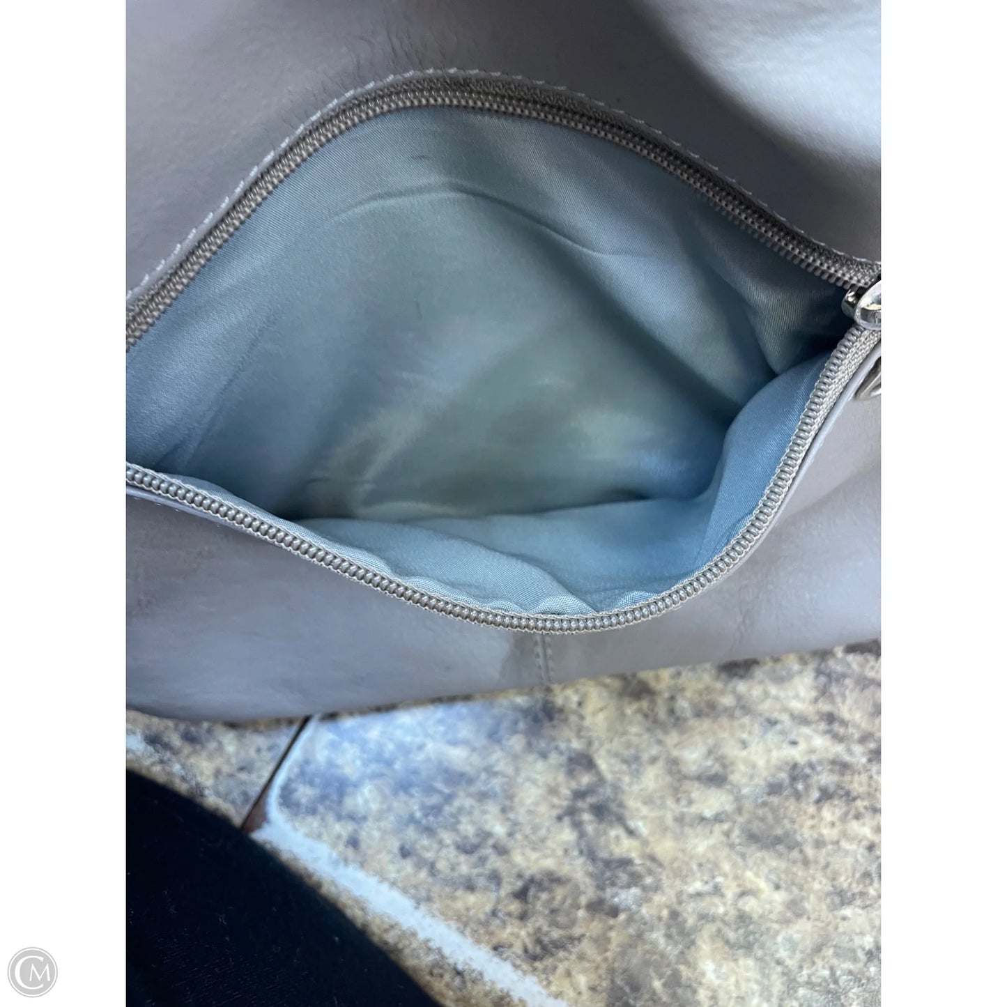 Handbag Leather By Cmf, Size: Medium