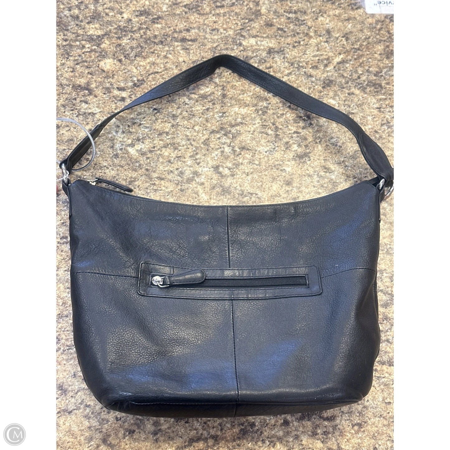 Handbag Leather By Cmf, Size: Medium