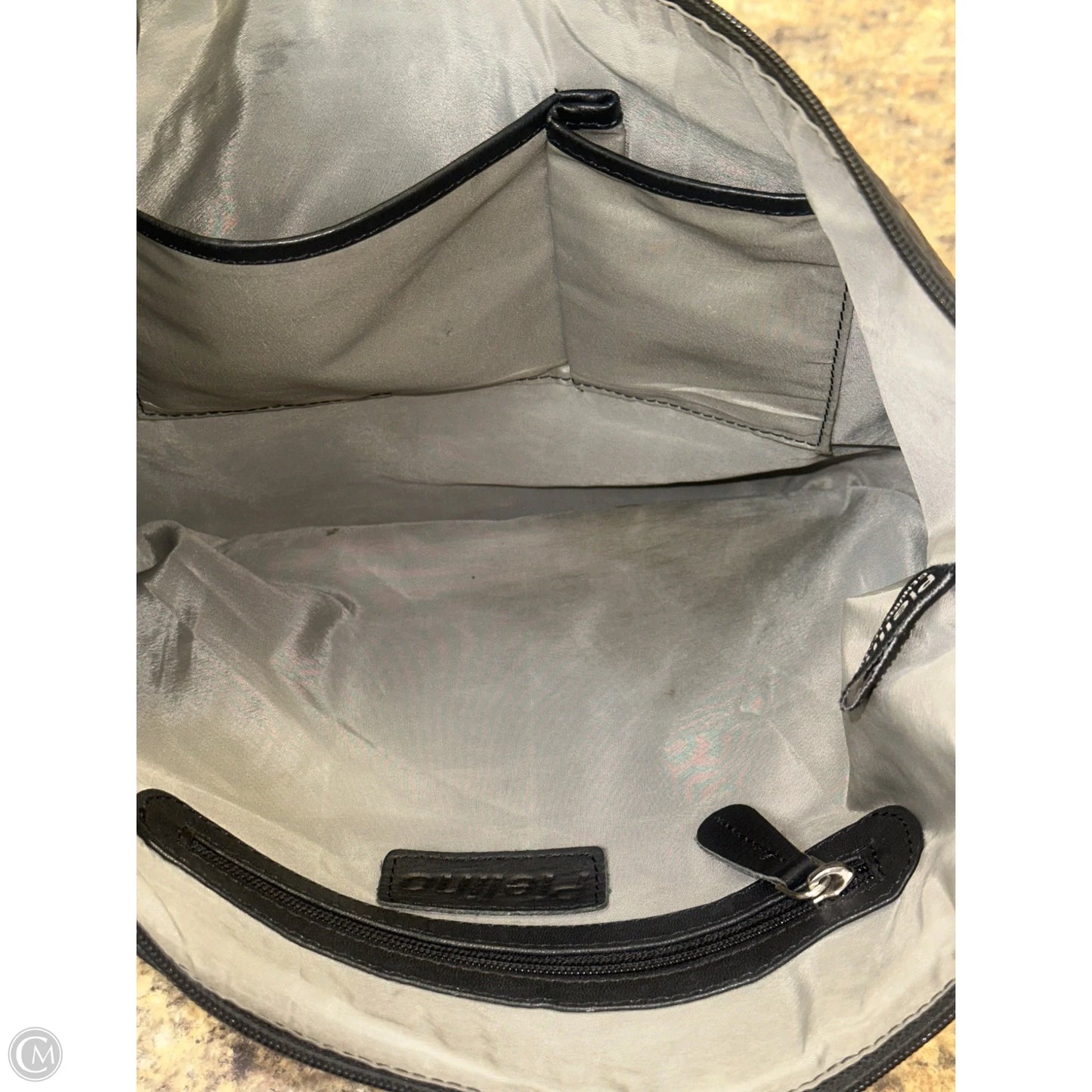 Handbag Leather By Cmf, Size: Medium