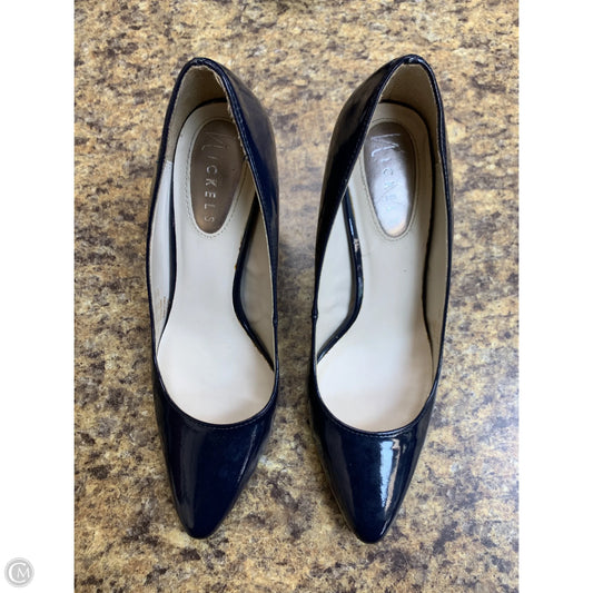 Shoes Heels Kitten By Nickels Shoes In Navy, Size: 6.5