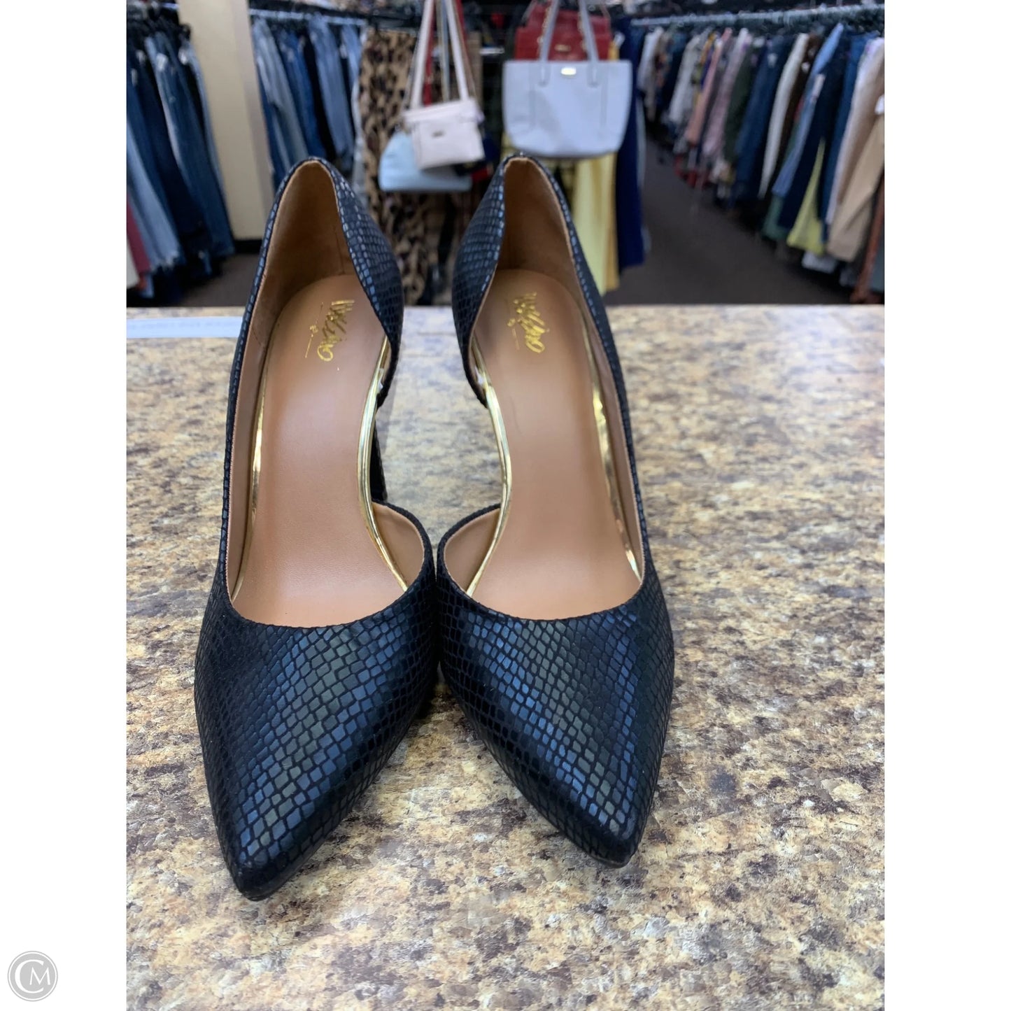 Shoes Heels Stiletto By Mossimo In Black, Size: 10