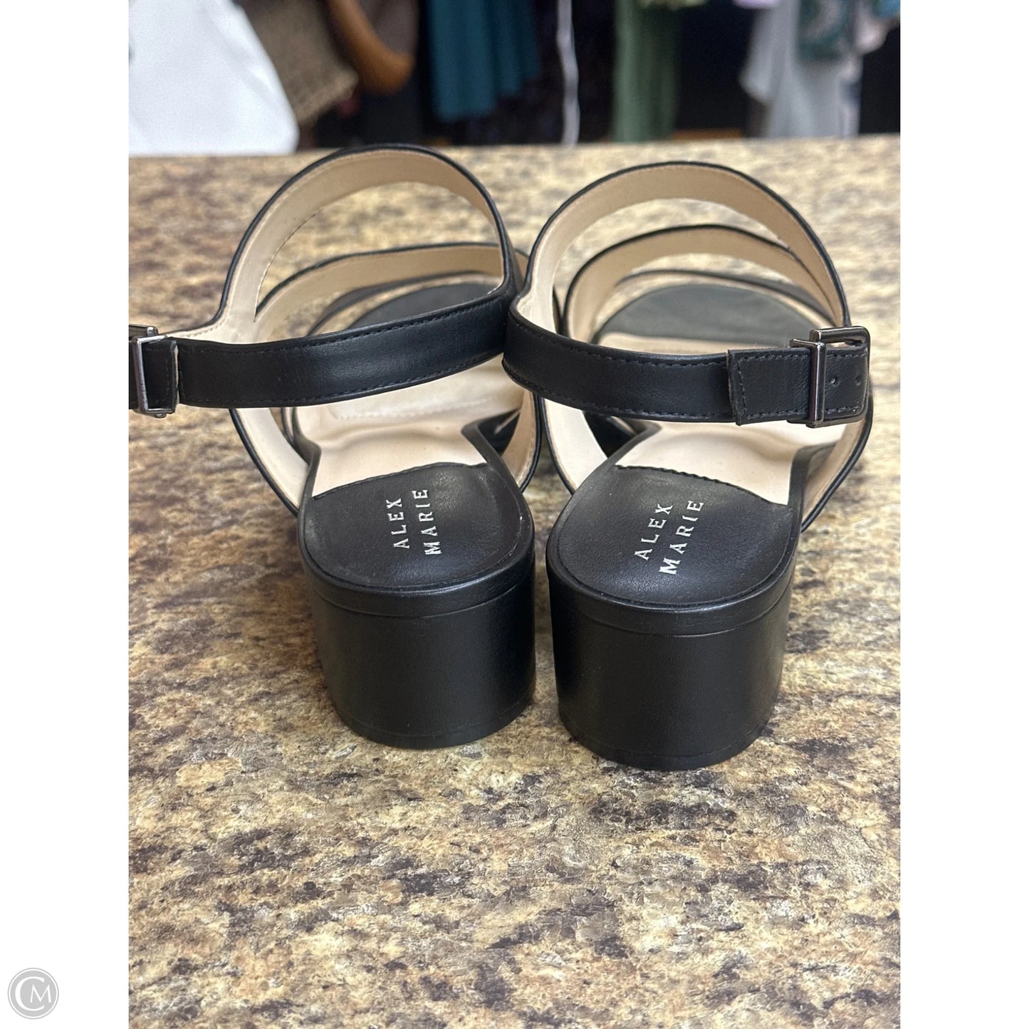 Shoes Heels Block By Alex Marie In Black, Size: 10