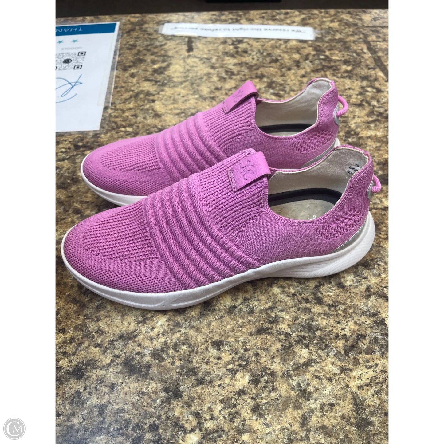 Shoes Athletic By Johnston & Murphy In Pink, Size: 7.5