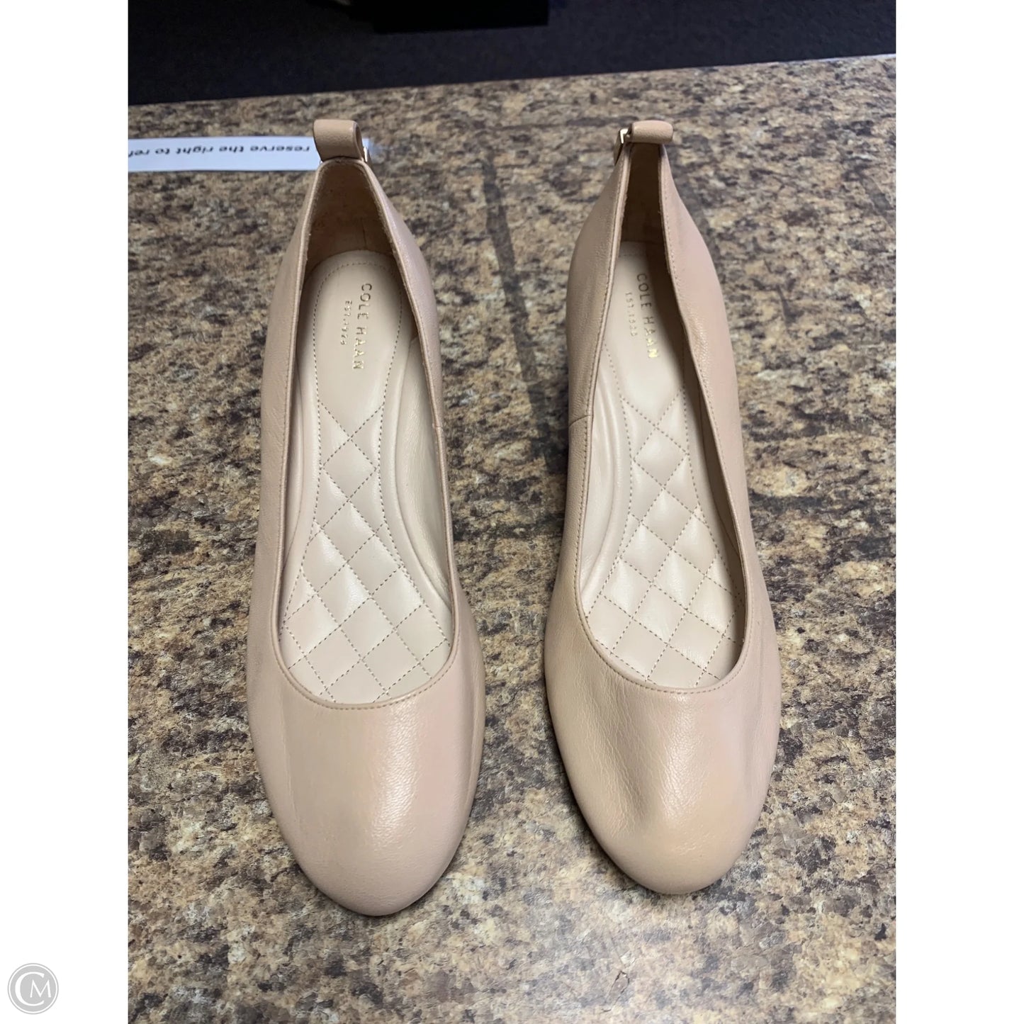 Shoes Heels Wedge By Cole-haan In Cream, Size: 9.5
