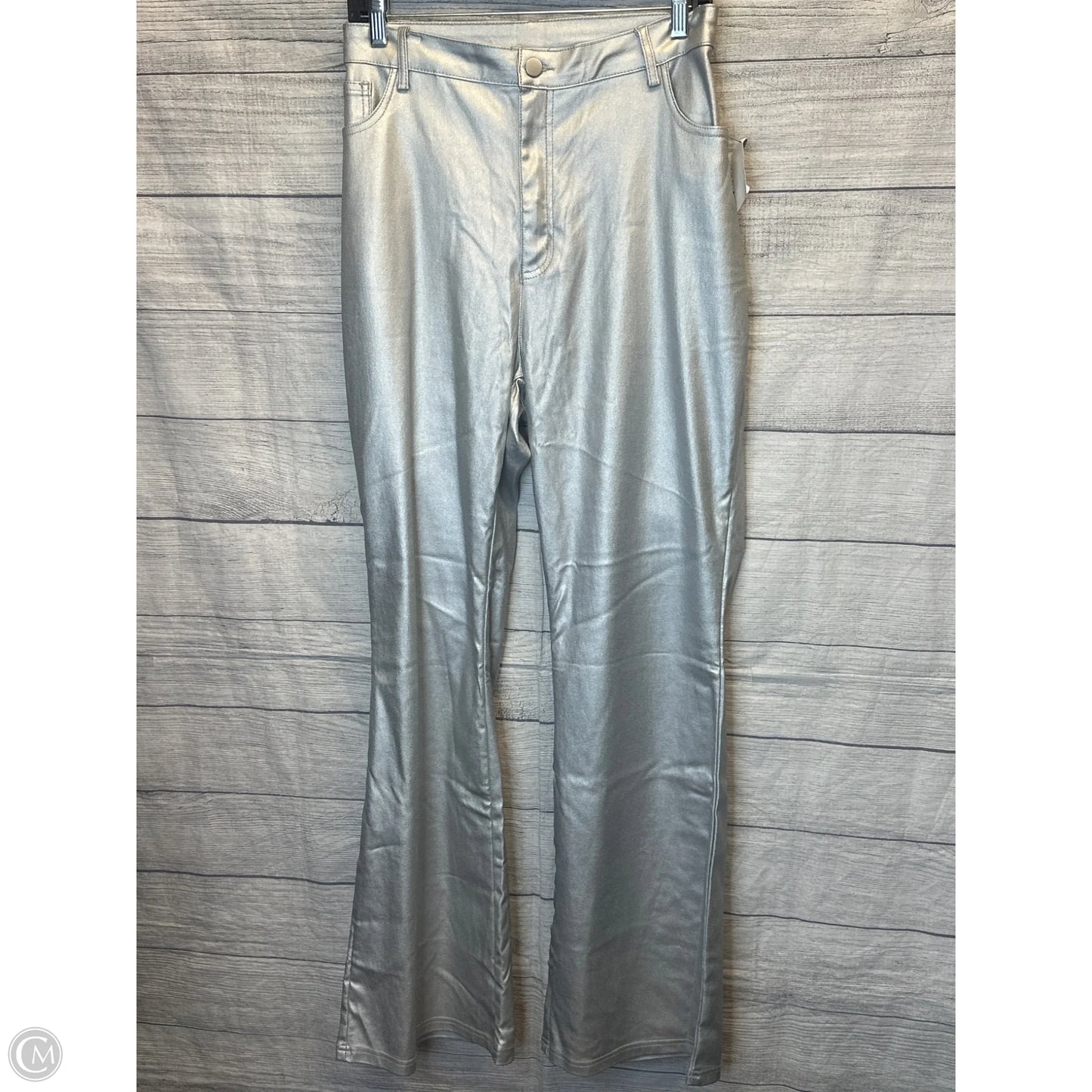 Jeans Straight By Shein In Silver, Size: 3x