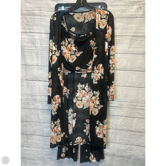 Pants Set 3pc By Cmf In Floral Print, Size: Xs