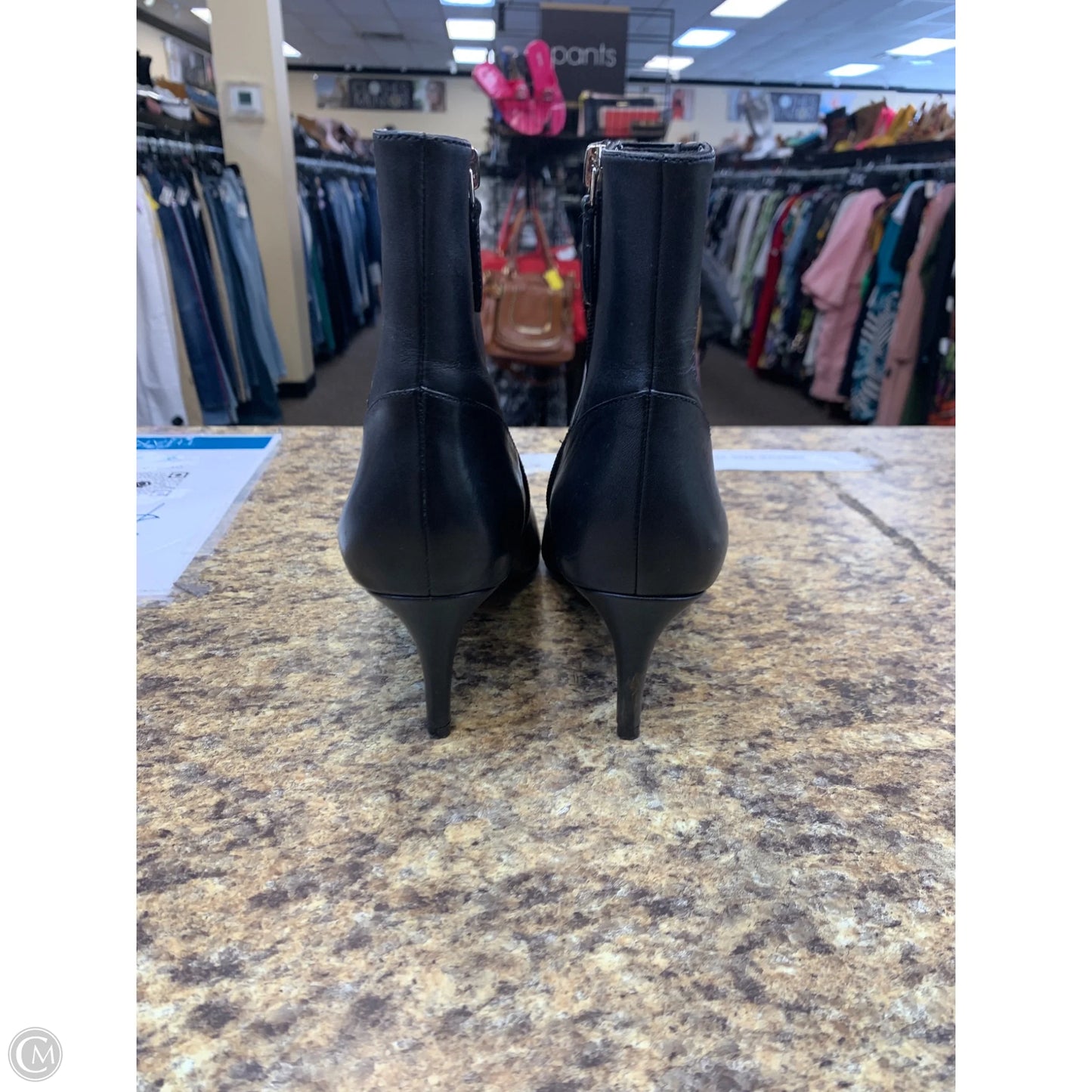 Boots Mid-calf Heels By Nine West In Black, Size: 8