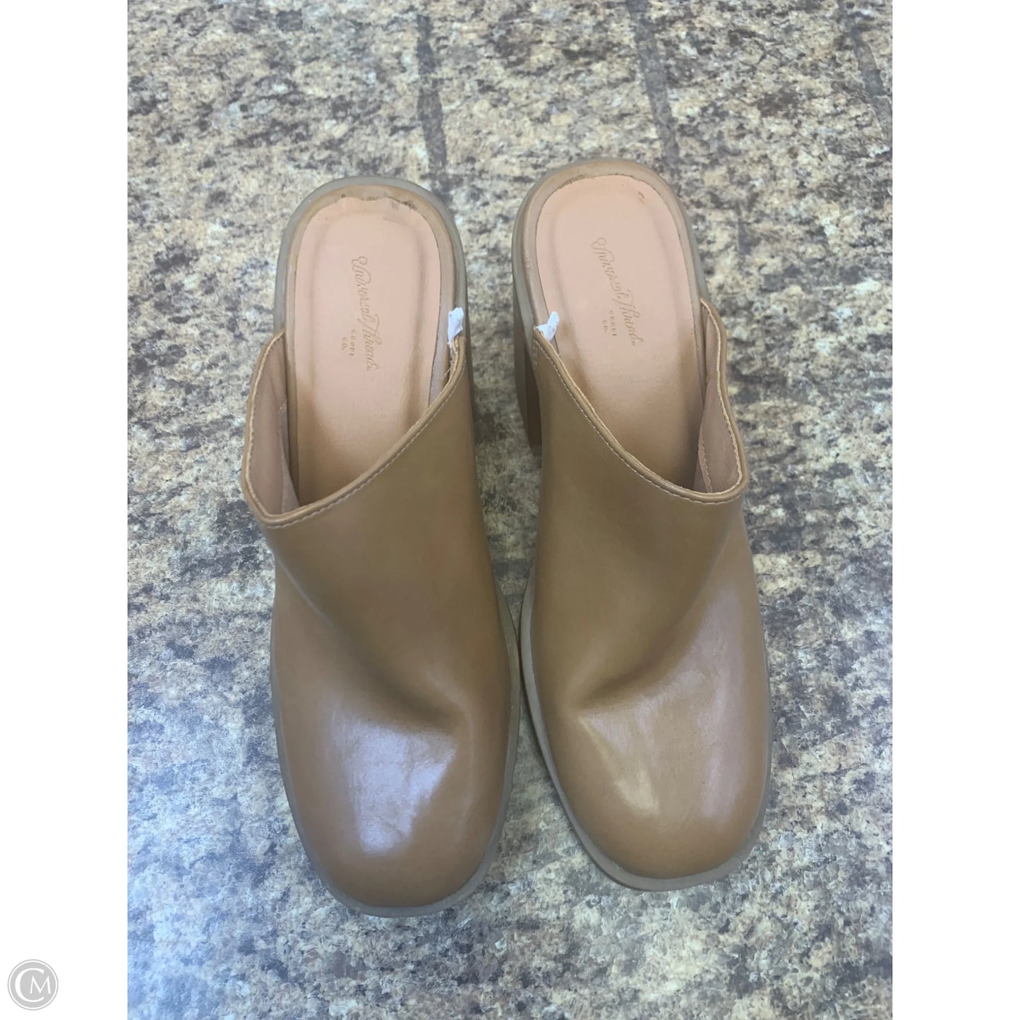 Shoes Heels Block By Universal Thread In Tan, Size: 8