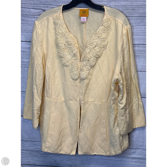 Blazer By Ruby Rd In Yellow, Size: 18