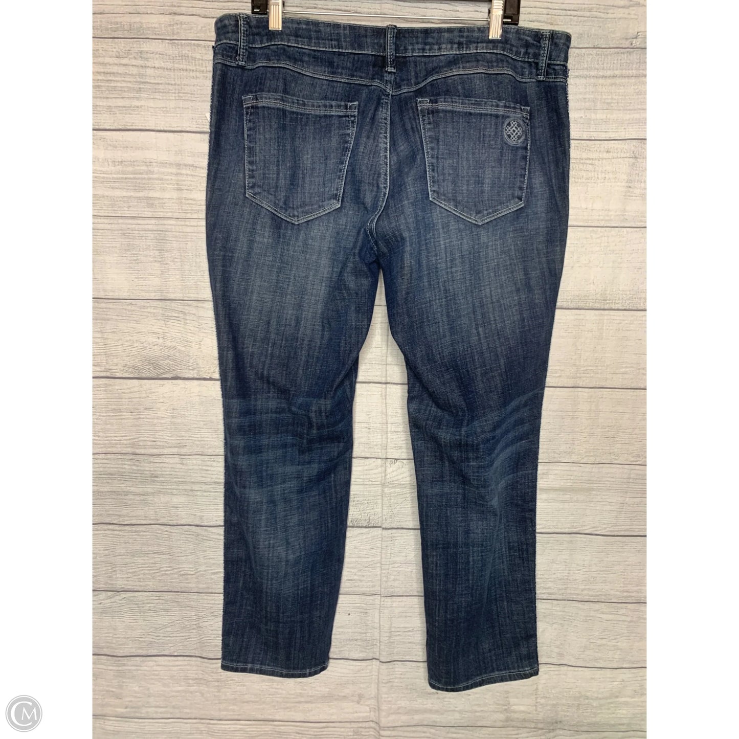 Jeans Straight By Laurie Felt In Navy, Size: 16