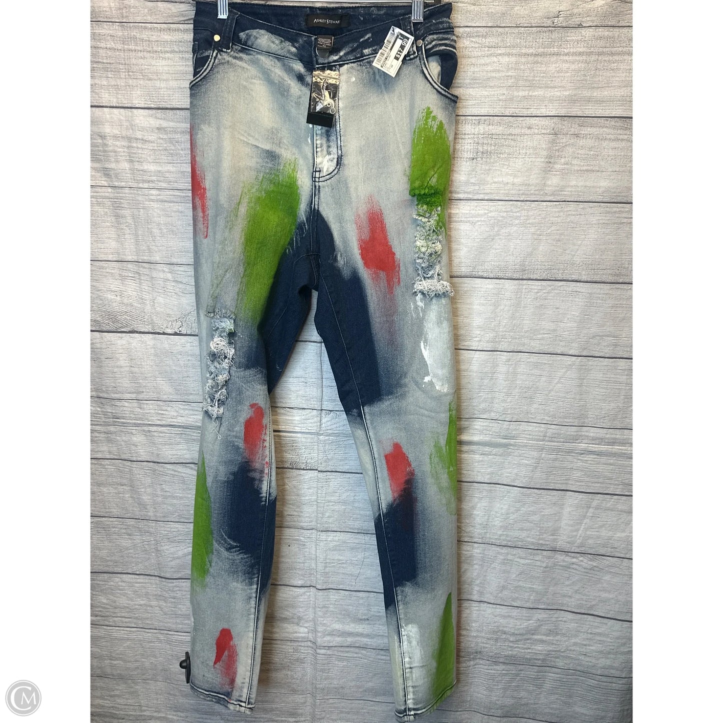 Jeans Skinny By Ashley Stewart In Multi-colored, Size: 22