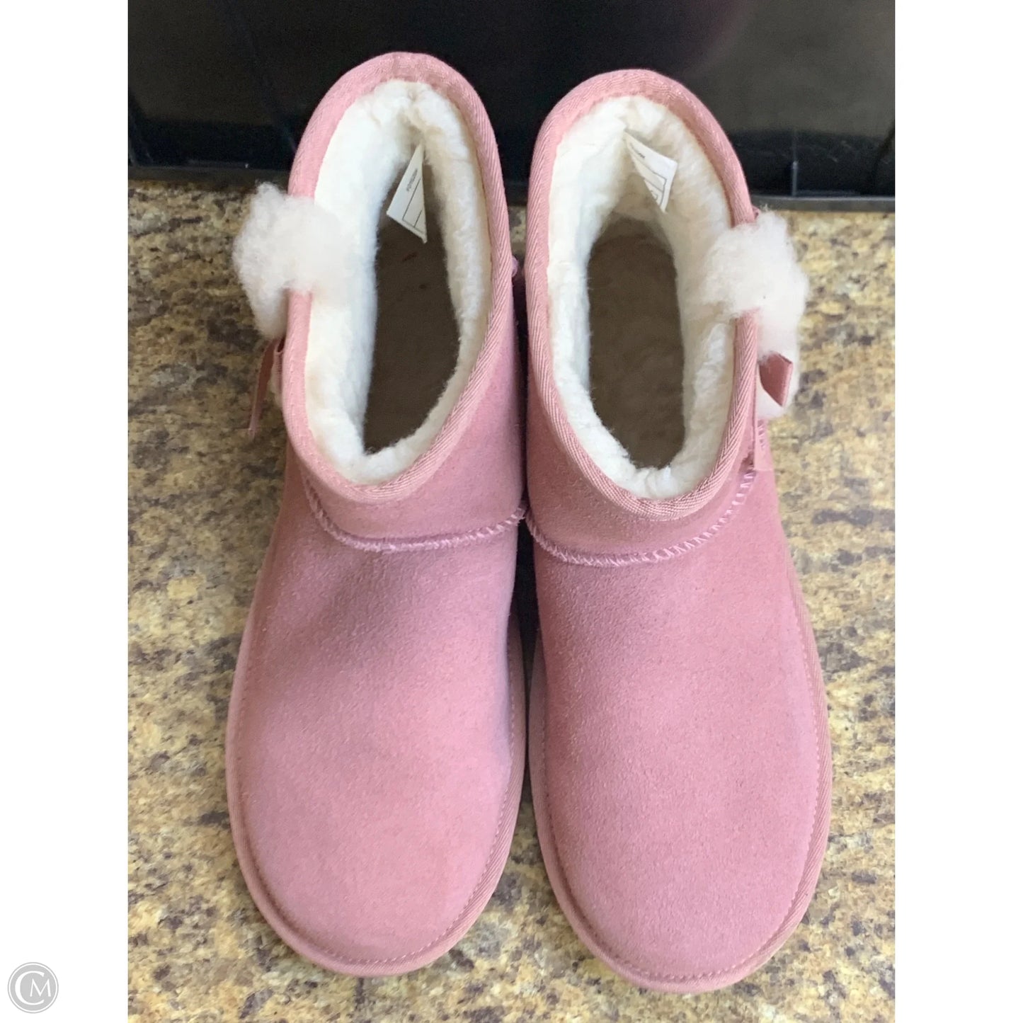 Boots Designer By Ugg In Pink, Size: 9
