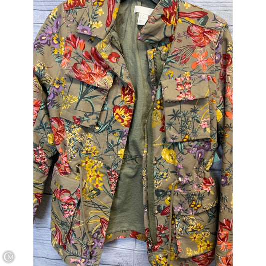 Jacket Other By H&m In Floral Print, Size: 2