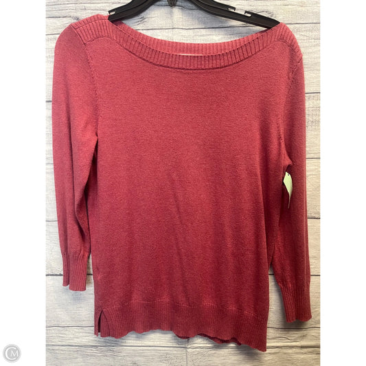 Top Long Sleeve By Loft In Pink, Size: S