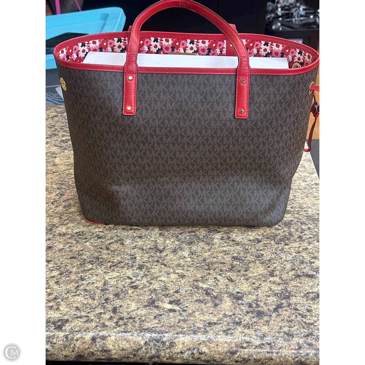 Handbag Designer By Michael Kors, Size: Large