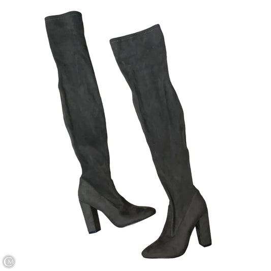 Boots Over-the-knee Heels By Aldo In Green, Size: 6.5