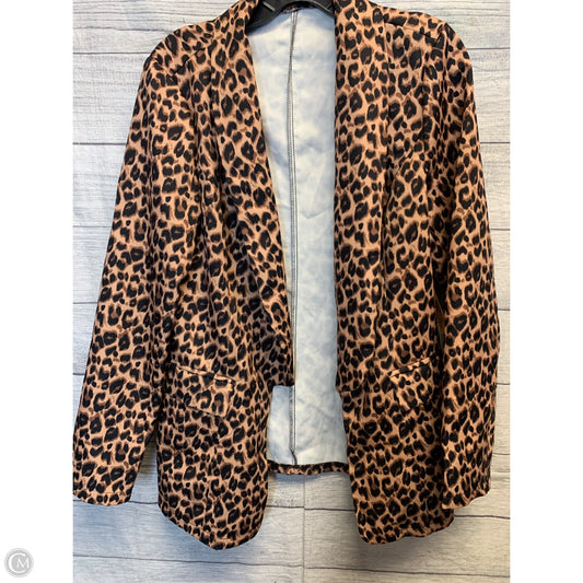 Cardigan By Cmf In Animal Print, Size: L