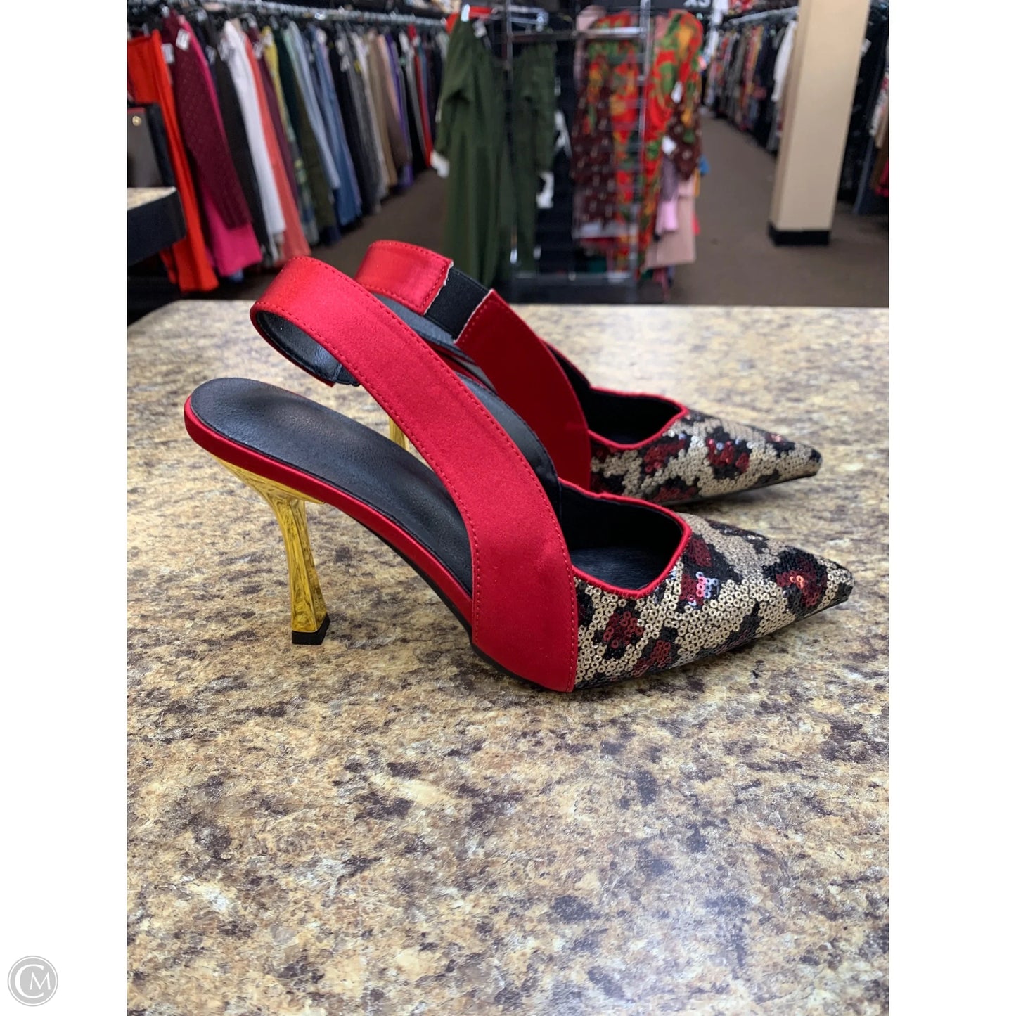 Shoes Heels Stiletto By Cmf In Animal Print, Size: 10