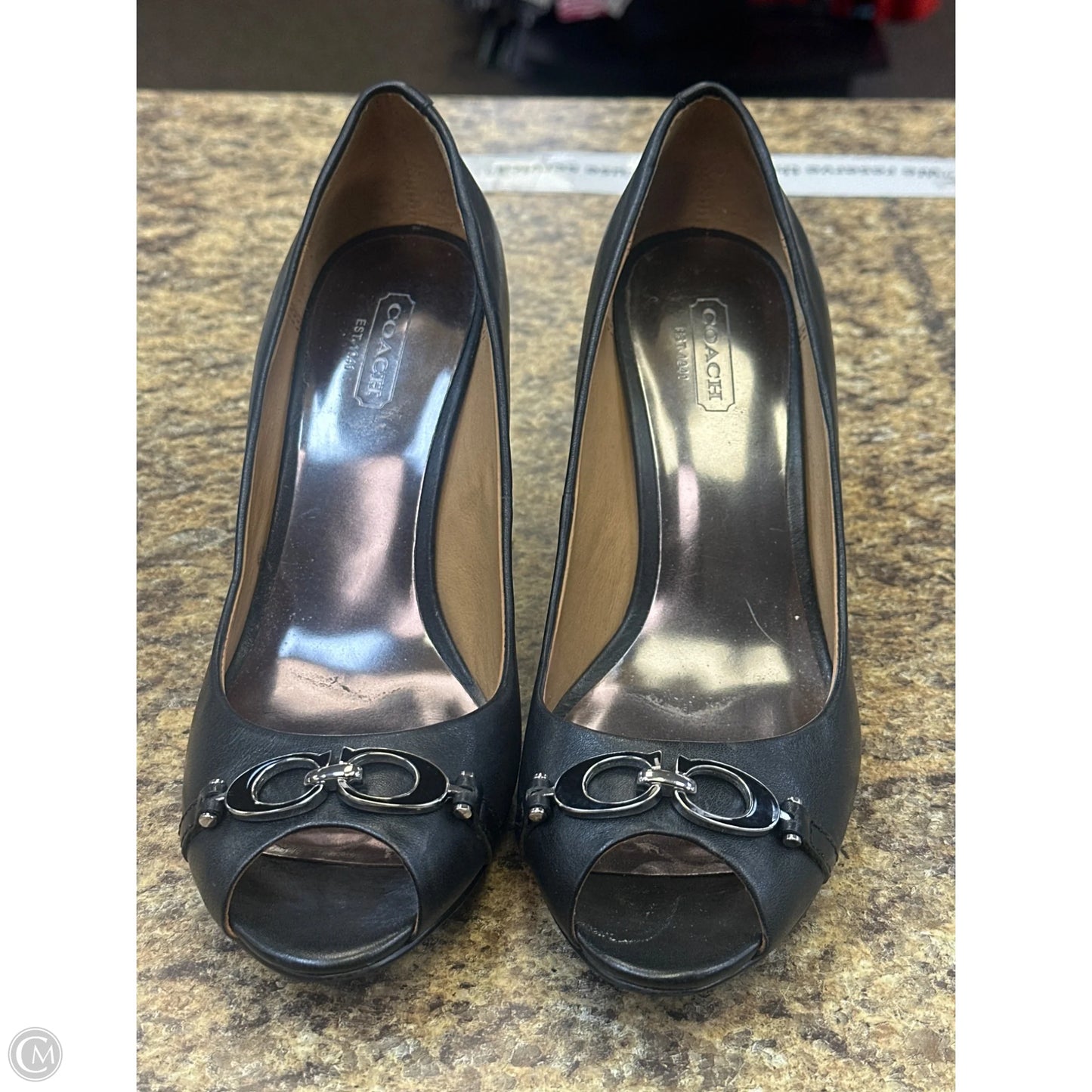 Shoes Designer By Coach In Black, Size: 8.5