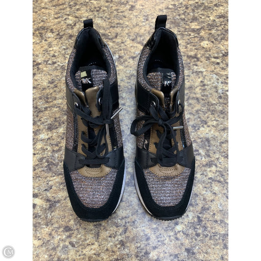 Shoes Sneakers By Michael By Michael Kors In Black & Brown, Size: 8