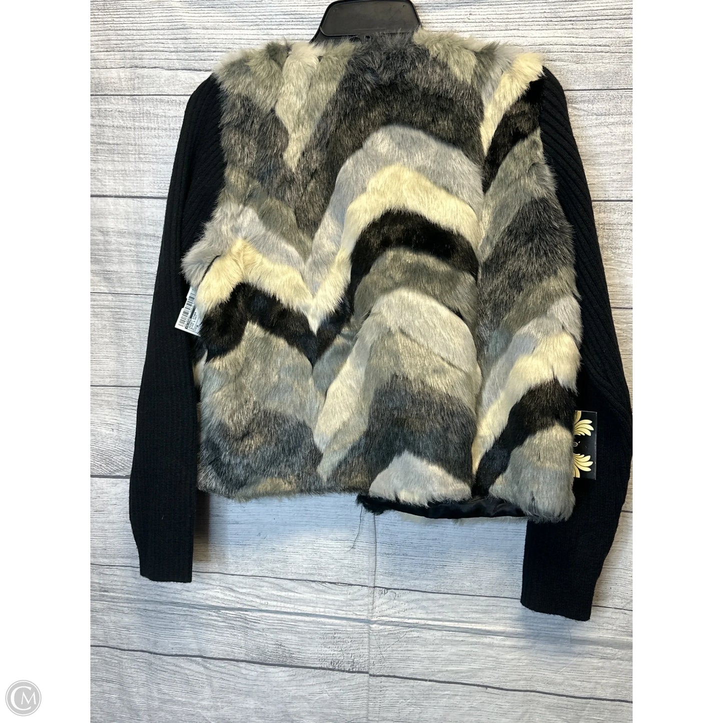 Jacket Other By Cliche In Black & Grey, Size: M