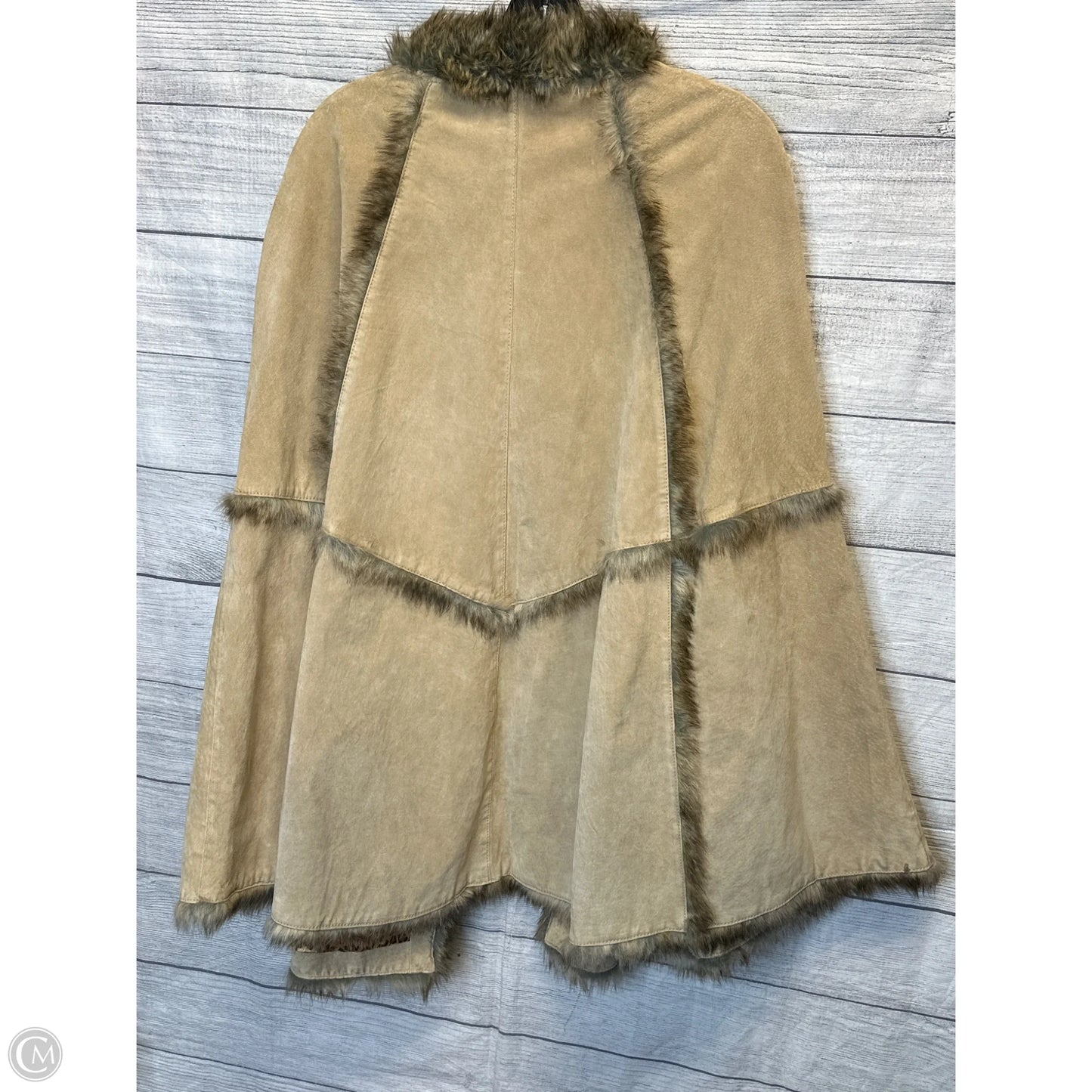 Shawl By Newport News In Tan