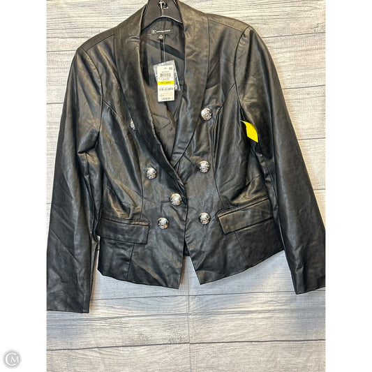 Blazer By International Concepts In Black & Silver, Size: Mp