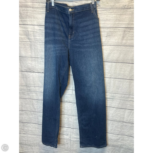 Jeans Wide Leg By Old Navy In Blue Denim, Size: 22