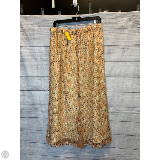 Skirt Maxi By Cmf In Orange & Yellow, Size: Xl