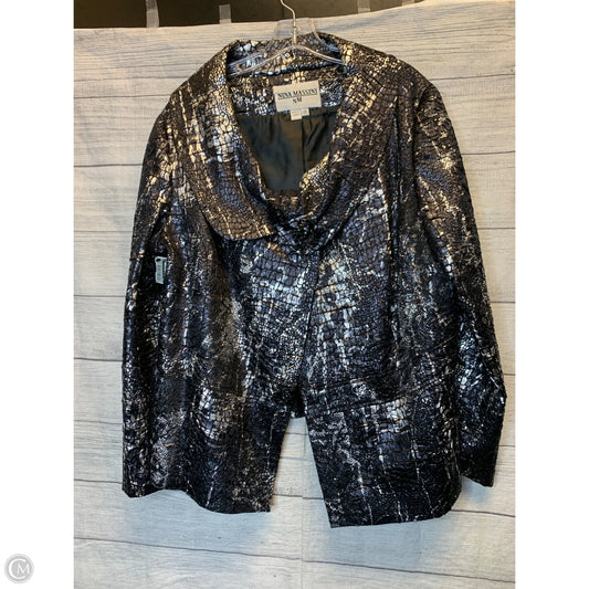 Blazer By Cmf In Black & Silver, Size: 20