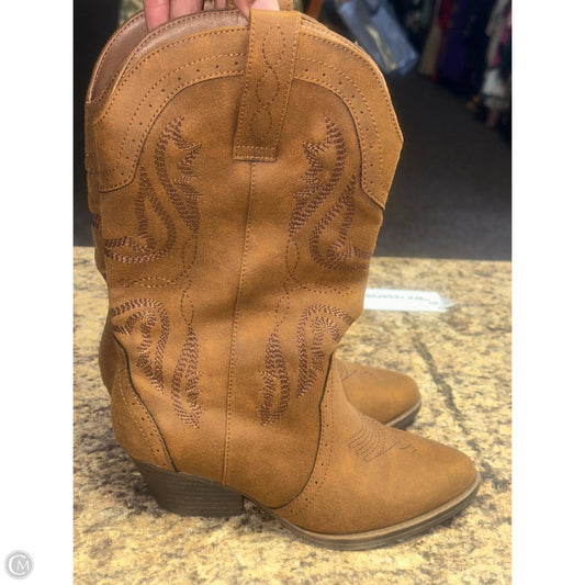 Boots Western By Sugar In Brown, Size: 6.5